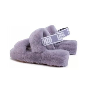 UGG “Oh Yeah” Slippers. Size 10 Gray